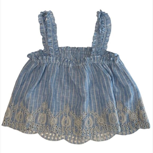 ✨ ZARA STRIPED RUFFLED TOP✨ - Picture 10 of 10